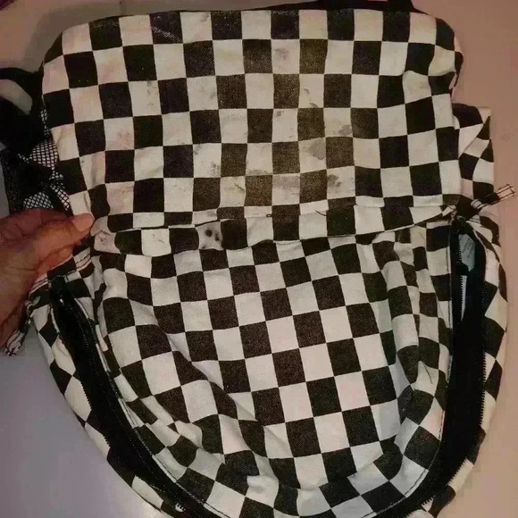 Dickies Black and White Checkered Back Pack Unisex - Picture 13 of 15